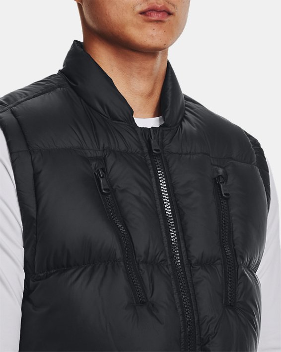 Men's UA Storm ColdGear® Infrared Down Vest in Black image number 3